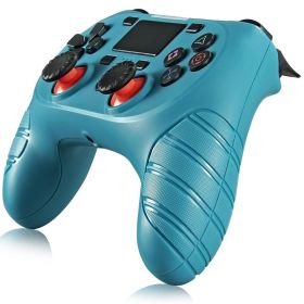 Six Axis Double Vibration Game Handle With Light (Option: Green-USB)