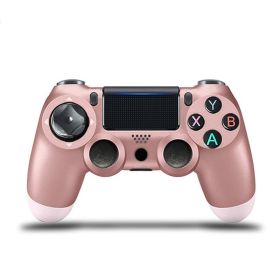 Wireless handle Dual vibration Bluetooth handle (Option: Rose gold)