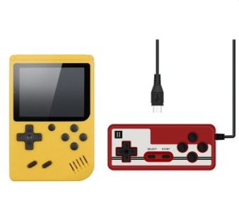 Retro Mini FC Nostalgic Game Console (Option: Yellow set-B)