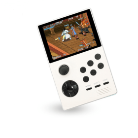 Double handheld PS game console (Color: White)