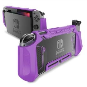 Detachable base with integrated shell handle (Color: Purple)