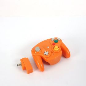 Ngc Game Handle NGC2.4G Wireless Game Handle Wii Handle Private Model (Color: Orange)