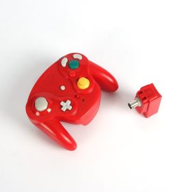 Ngc Game Handle NGC2.4G Wireless Game Handle Wii Handle Private Model (Color: Red)