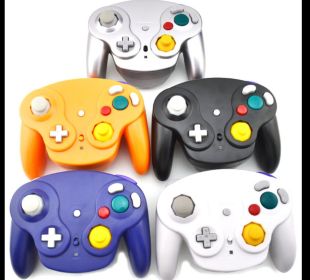 Ngc Game Handle NGC2.4G Wireless Game Handle Wii Handle Private Model (Color: White)