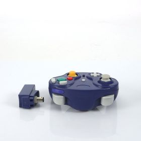 Ngc Game Handle NGC2.4G Wireless Game Handle Wii Handle Private Model (Color: Blue)