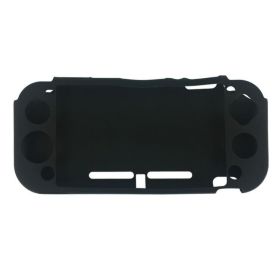 Switch Lite Silicone Host All-inclusive Storage Protective Case (Color: Black)