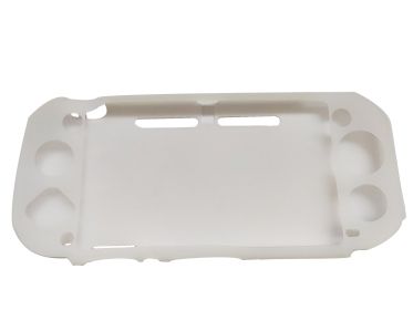 Switch Lite Silicone Host All-inclusive Storage Protective Case (Color: White)