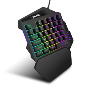 Single-Hand Keyboard Left Gloves (Option: V100)