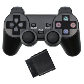 Factory Direct Sale PS2 Neutral Snowflake Key Universal Key Wireless Controller Naked 2.4G Game Controller (Color: Black)