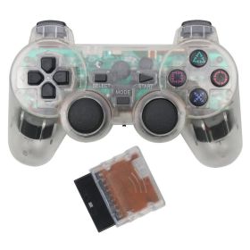 Factory Direct Sale PS2 Neutral Snowflake Key Universal Key Wireless Controller Naked 2.4G Game Controller (Color: White)