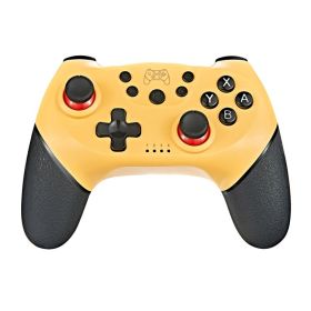 Wireless Bluetooth Gamepad With Vibration 6-Axis Somatosensory Function (Option: Yellow-USB)