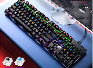 Silver Eagle ZK3 Real Mechanical Keyboard Game Green Axis Black Axis Wired USB Computer Accessories (Option: Black-USB)