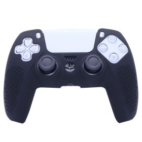 ps5 Gamepad Silicone Cover Non-slip Silicone Protective Cover (Color: Black)