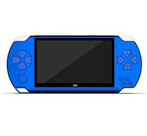 X6 Handheld Game Console 4.3-Inch Color Screen  Handheld (Option: Blue-USB)