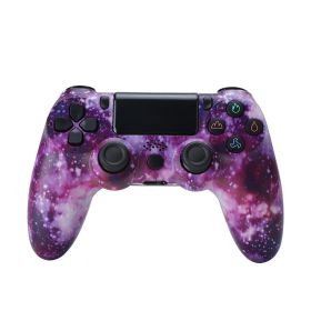 Ps4 Private Model Gamepad Holding The Outer Gate (Option: Purple Starry sky-Wireless)