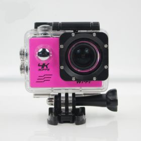 4K HD motion camera the Wi-Fi Version (Color: Pink)
