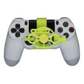 Computer racing game handle steering wheel (Option: Green-Enhanced)