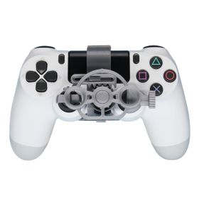 Computer racing game handle steering wheel (Option: Silver-Standard)