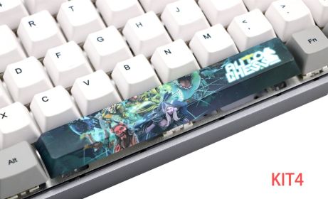6.25U space PBT five-sided sublimation mechanical keycap (Option: KIT 4 style)
