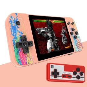 The New G3 Handheld Game Console Horizontal Screen Retro Nostalgic Arcade (Option: Double pink-USB)