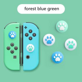 Suitable For Nintendo Lite Rocker Cat Claw Key  Silicone Joycon Sleeve (Option: Blue green)