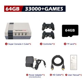 Retro Console Super Console Classic Red And White Machine (Option: Style2-220V US)