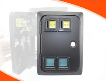 Large Coin-operated Game Machine Iron Gate Single And Double Coin-operated Iron Gate (Option: Double mouth)