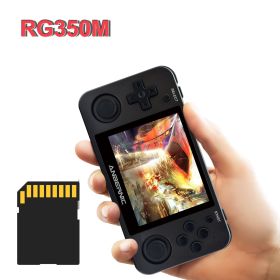 RG350P plastic shell IPS full screen  source handheld double game console PS1 (Option: King Kong Black-32G)