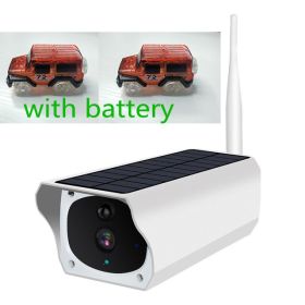 Solar surveillance camera low power camera (Option: With battery special)