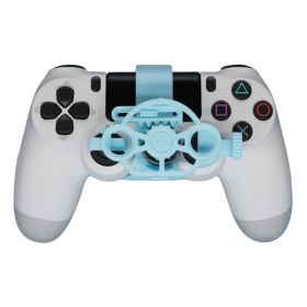 Computer racing game handle steering wheel (Option: Blue-Enhanced)