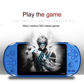 Handheld game console X12 large-screen arcade version 8GPSP (Color: Blue)