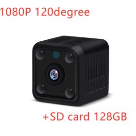 mini wireless camera (size: 1080P 120degree 128GB)