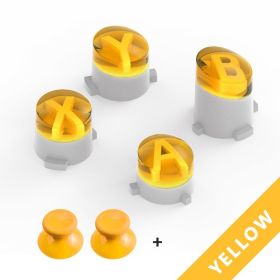 Game Gamepad ABXY Button Bullet Button Replacement (Color: Yellow)