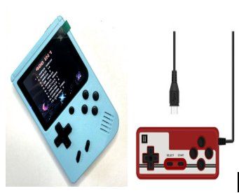 Retro Mini FC Nostalgic Game Console (Option: Sky Blue set-B)