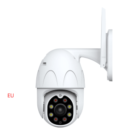 Outdoor waterproof graffiti surveillance camera (Option: White-1080P add 32G-EU)