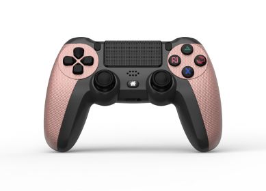 Wireless Blue-tooth Game Handle Six-axis Vibration Body Sensation (Color: Pink)
