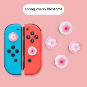 Suitable For Nintendo Lite Rocker Cat Claw Key  Silicone Joycon Sleeve (Option: Spring Sakura)
