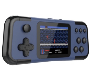 A12 Doubles Rocker Handheld Game Machine (Option: Yellow blue-Doubles-USB)