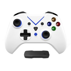 Hot New Private Model Wireless 2.4G My World Multi-function Gamepad (Option: White with blue)