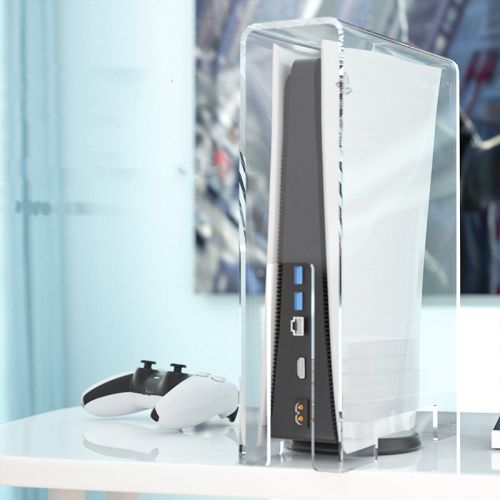 Handle Storage Box Acrylic Ps4slim Host Cooling Game Console Protection Case