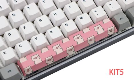 6.25U space PBT five-sided sublimation mechanical keycap (Option: KIT 5 style)