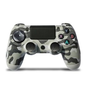 Wireless handle Dual vibration Bluetooth handle (Option: Camouflage Gray)