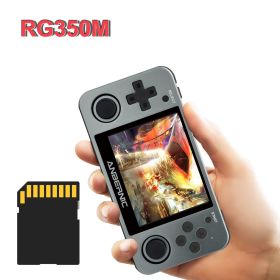 RG350P plastic shell IPS full screen  source handheld double game console PS1 (Option: Grey-32G)