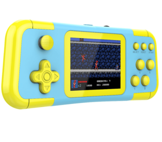 A12 Doubles Rocker Handheld Game Machine (Option: White red-Doubles-USB)