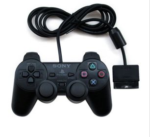 PS2 Wired Handle PS2 Wired Game Handle Vibration PS Game Handle Naked (Option: SONY bare metal)