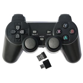 2.4G Gamepad Android TV TV Computer PC360 Wireless Handle Support STEAM (Option: Classic Black)