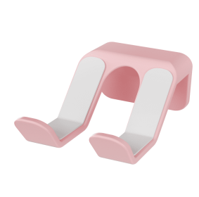 Universal Hanging Rack Of Non-perforated Game Handle (Option: Pink X handle wall hanging)
