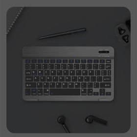 Tablet Notebook Wireless Keyboard And Mouse Set Bluetooth (Color: Black)