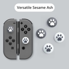 Suitable For Nintendo Lite Rocker Cat Claw Key  Silicone Joycon Sleeve (Option: Allmatch sesame gray)