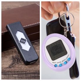 Macaron Interactive Miniature Growing Virtual Pet Game Machine (Option: Set3)